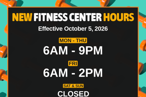New Fitness Center Hours