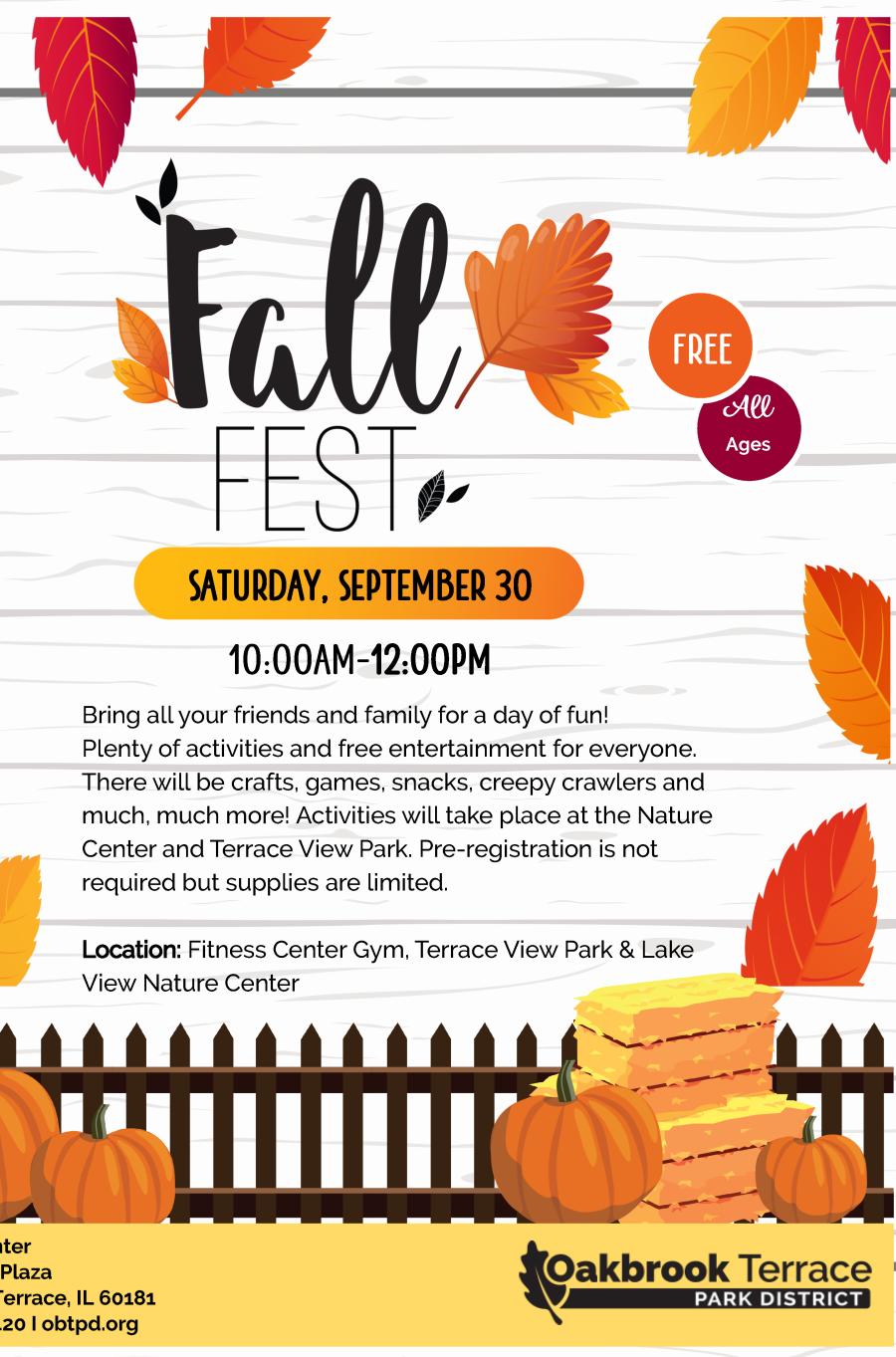 Fall Fest flyer
