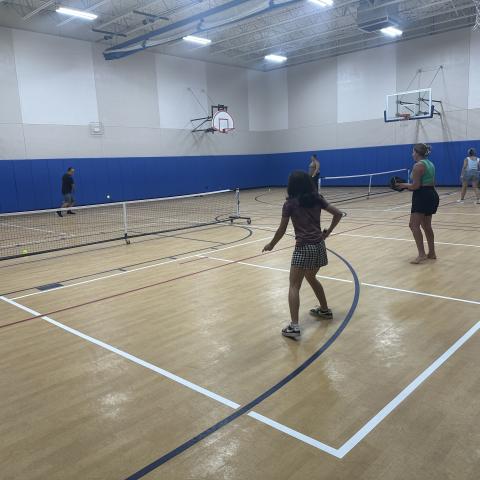 pickleball players