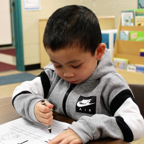 Child coloring 