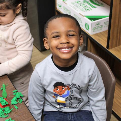 Child smiling 
