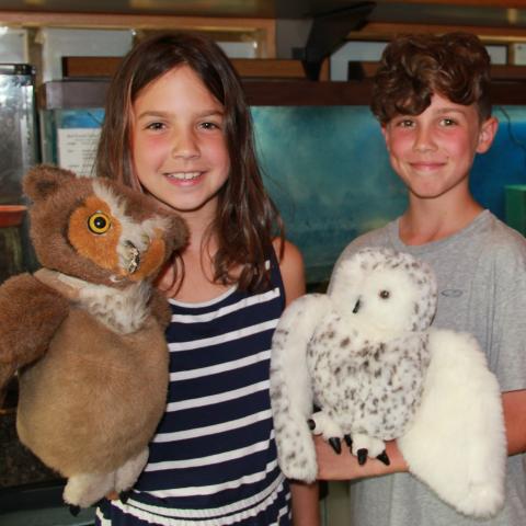 children at open house 