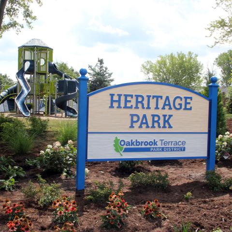 Heritage Park sign 